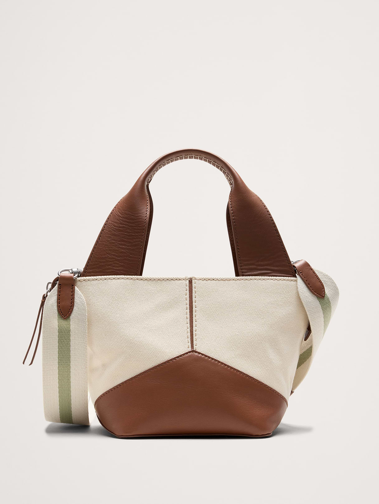 Mini Zip Tote - Cotton Canvas