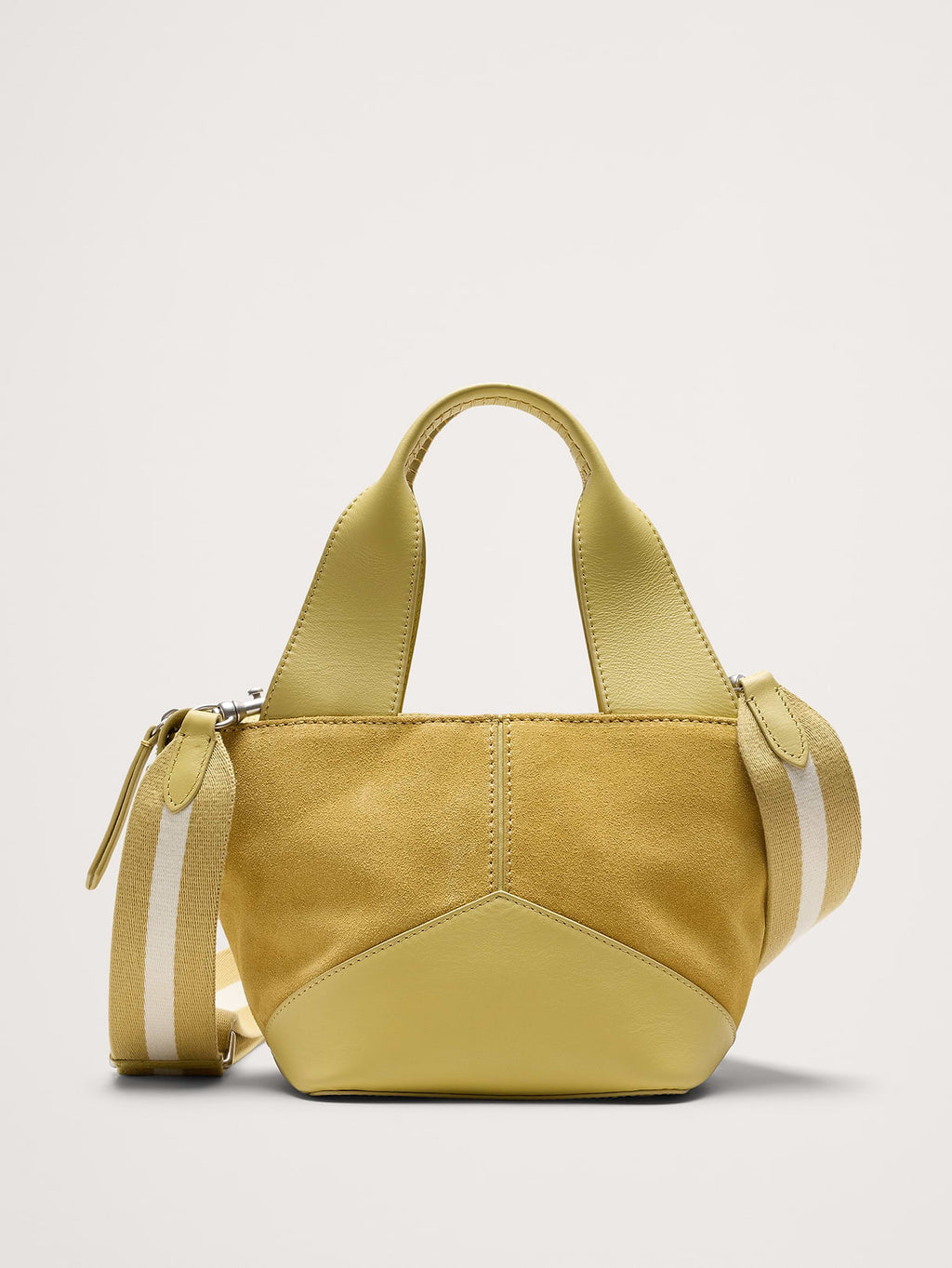 Mini Zip Tote - Yellow Suede