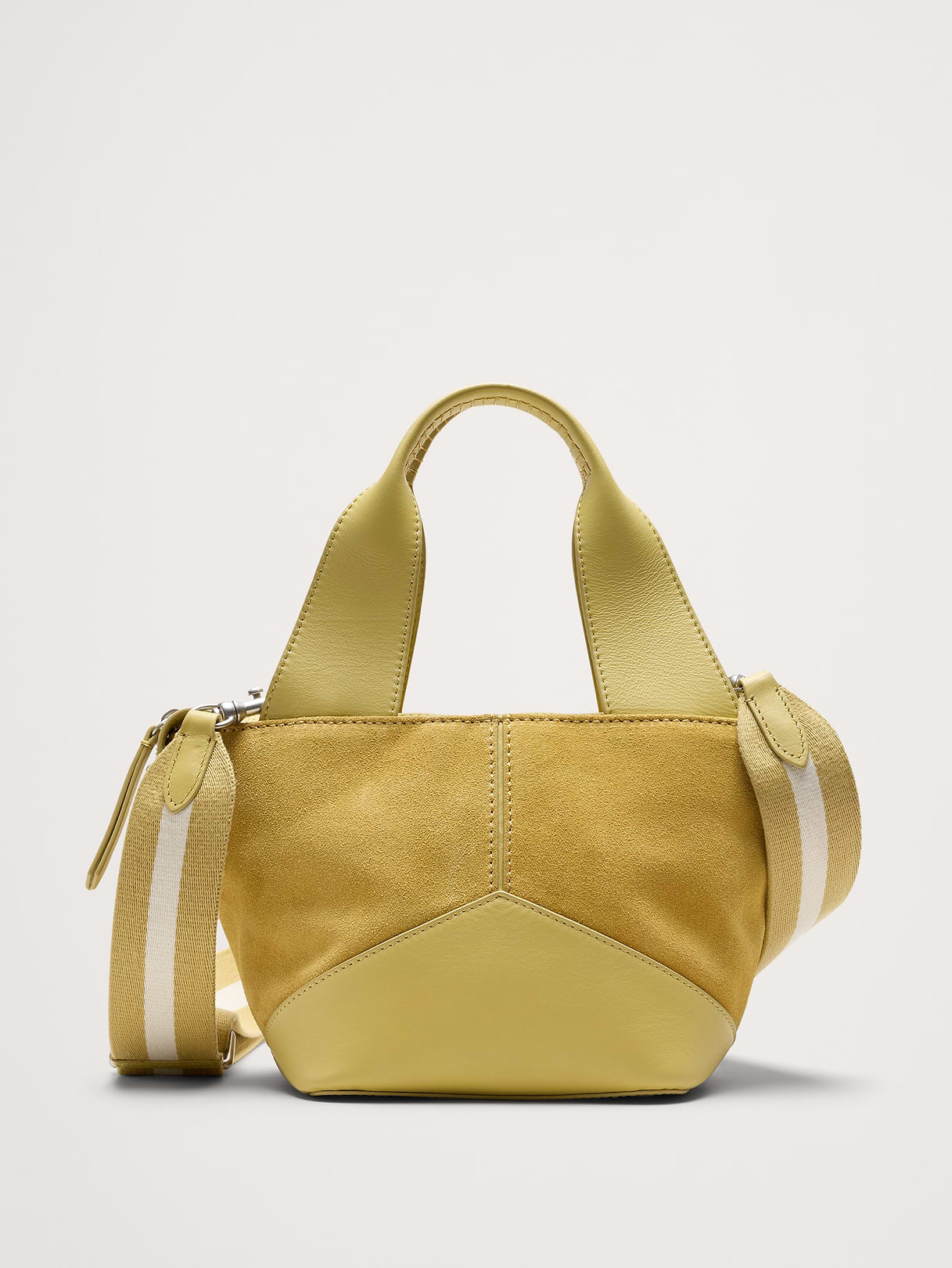 Mini Zip Tote - Yellow Suede