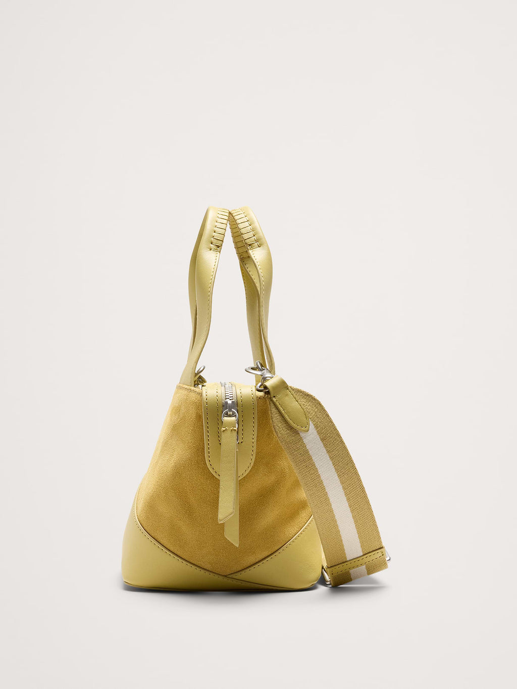 Mini Zip Tote - Yellow Suede