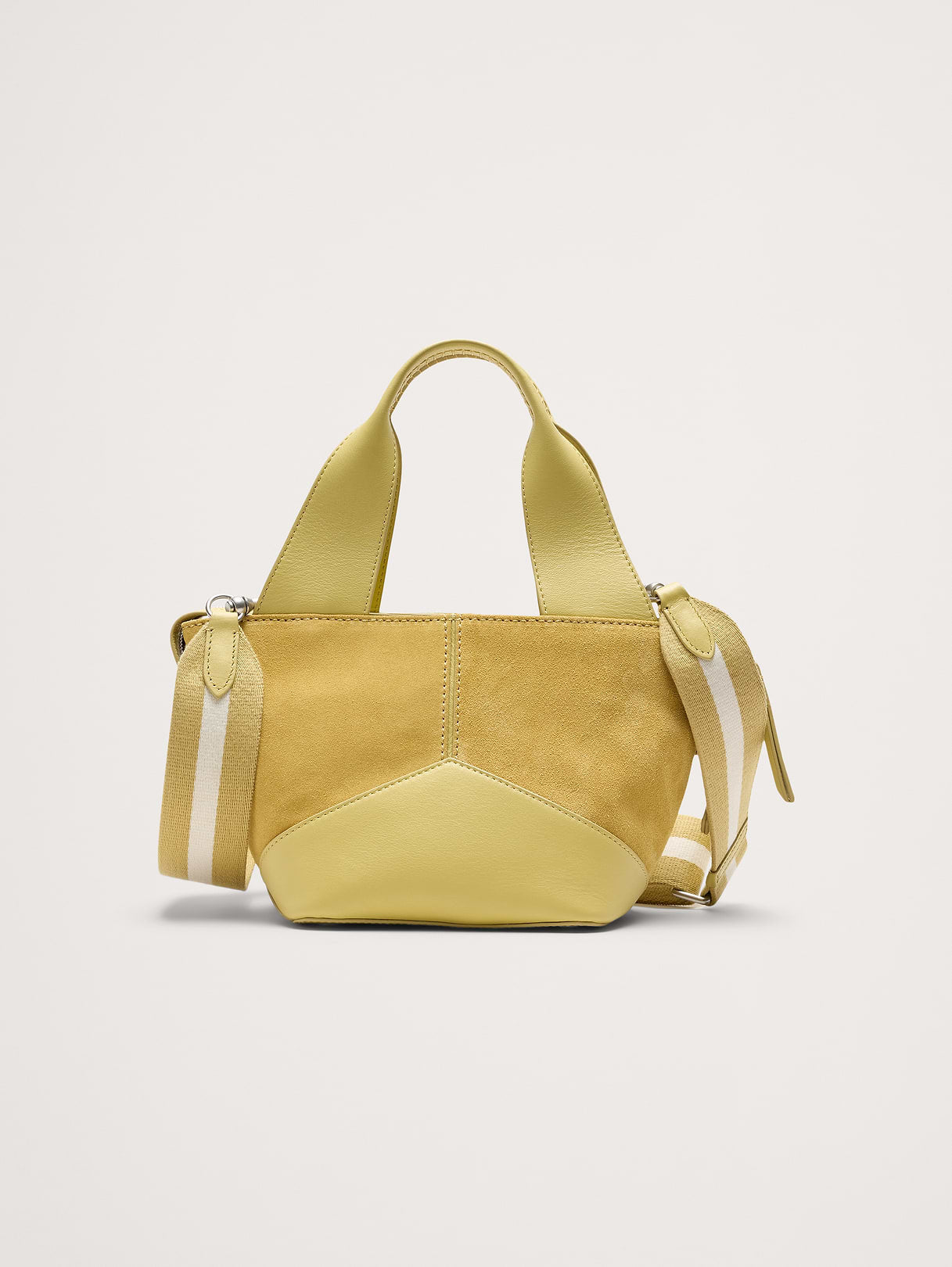 Mini Zip Tote - Yellow Suede
