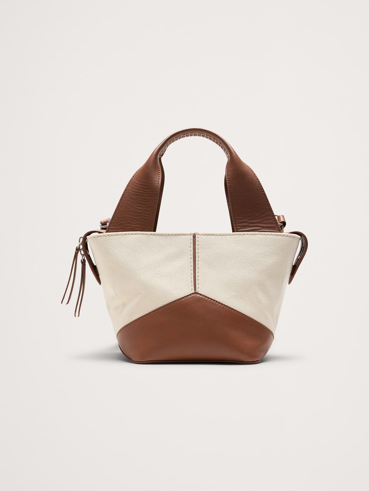 Mini Zip Tote - Cotton Canvas