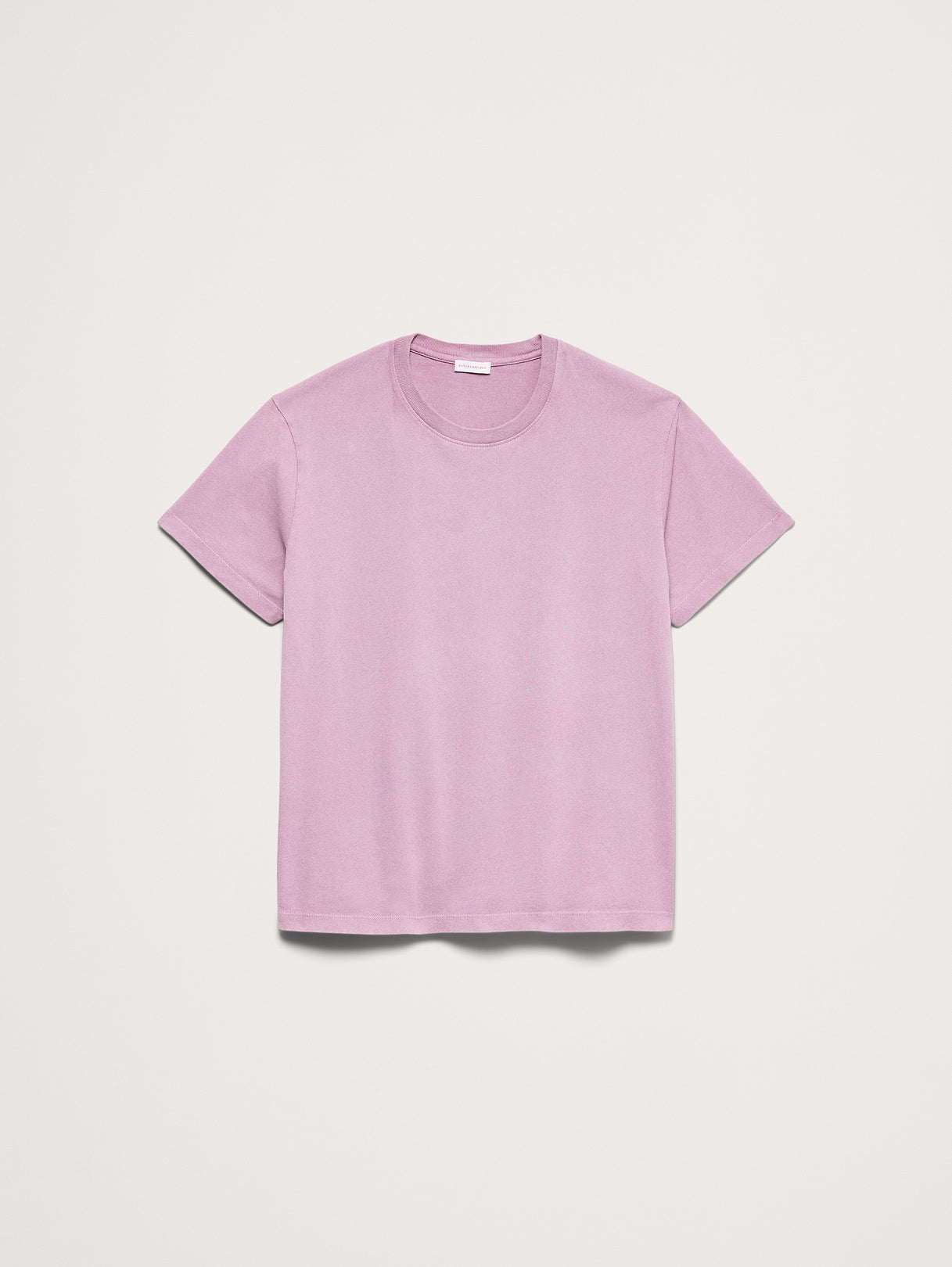 Heavyweight Cotton Crew-Neck T-Shirt - Arctic Dusk Purple