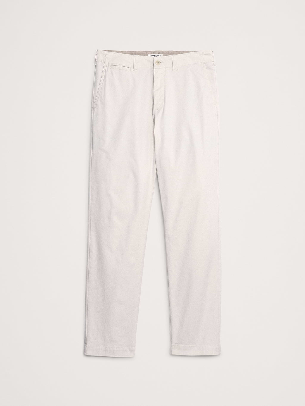 Straight Lived-In Chino - Cream White