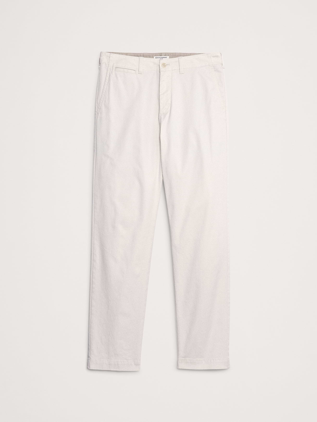 Straight Lived-In Chino - Cream White