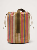 Cotton Canvas Crossbody Bag - Multi