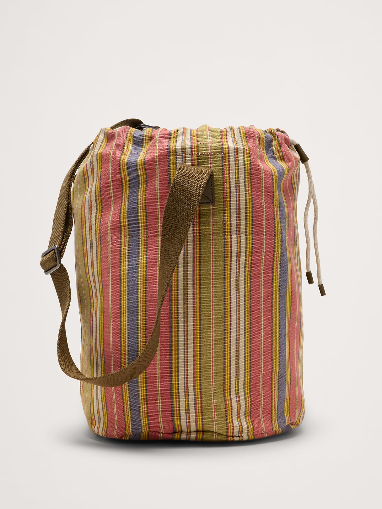 Cotton Canvas Crossbody Bag - Multi