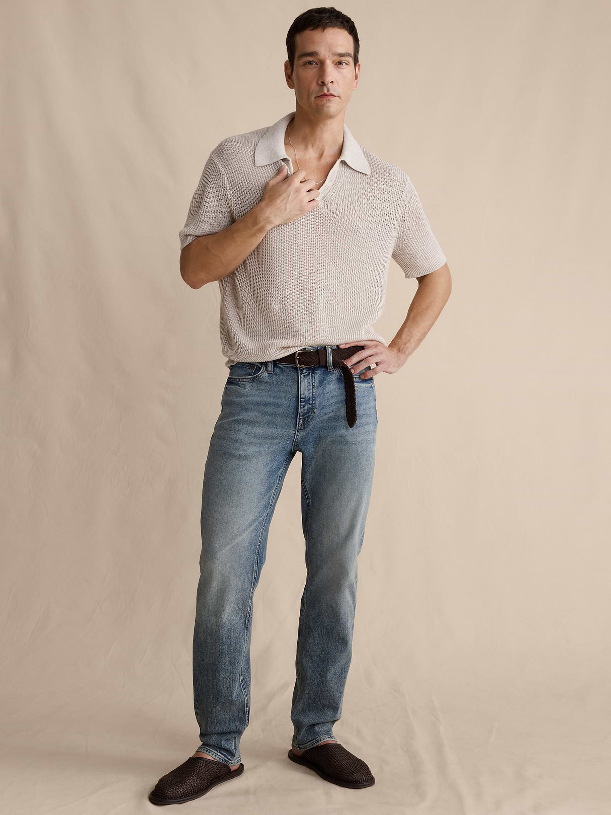 Athletic Luxe Traveler Jean - Tinted Blue