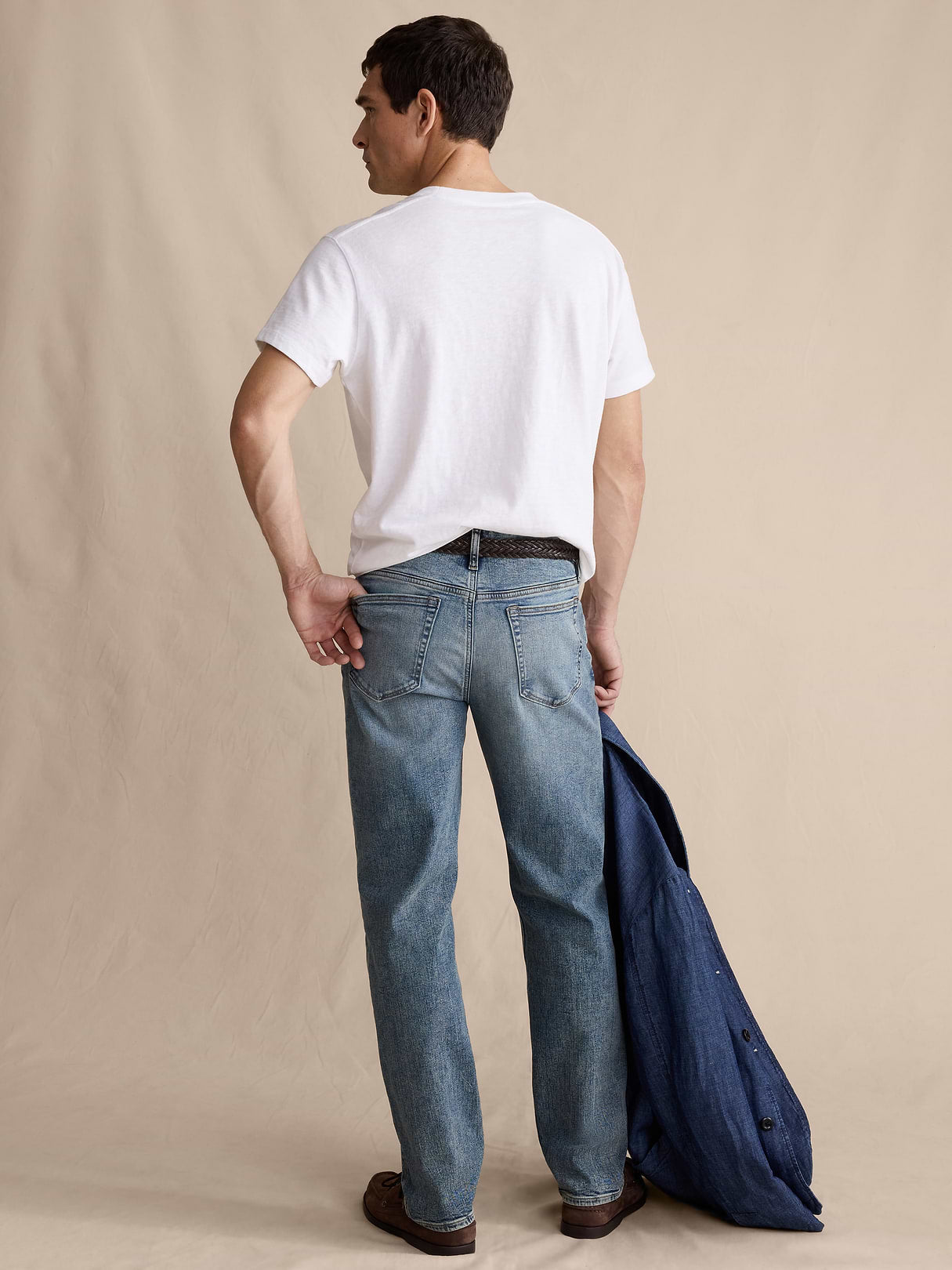 Straight Luxe Traveler Jean - Tinted Blue