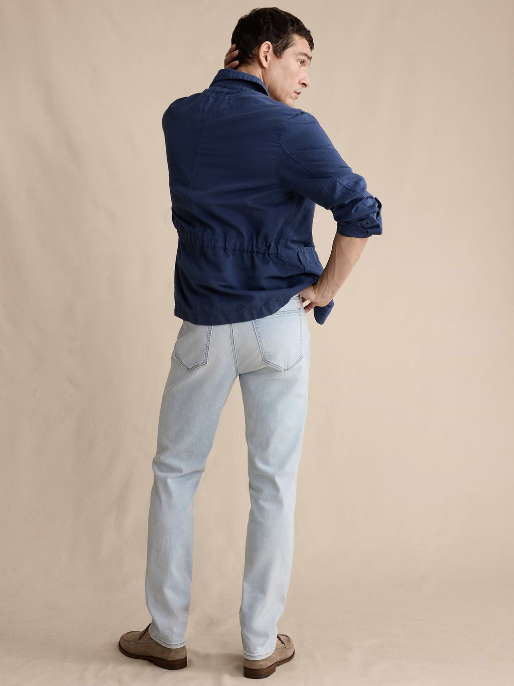 Athletic Luxe Traveler Jean - Bleach Blue