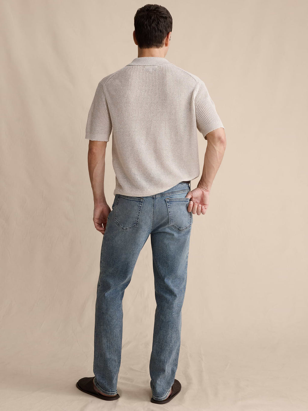 Athletic Luxe Traveler Jean - Tinted Blue