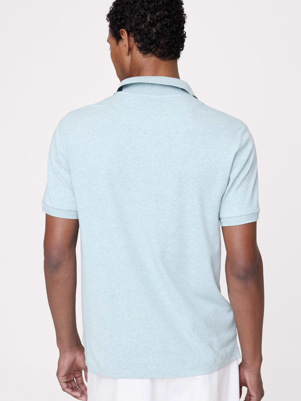 Luxury-Touch Polo - Fresh Air Blue