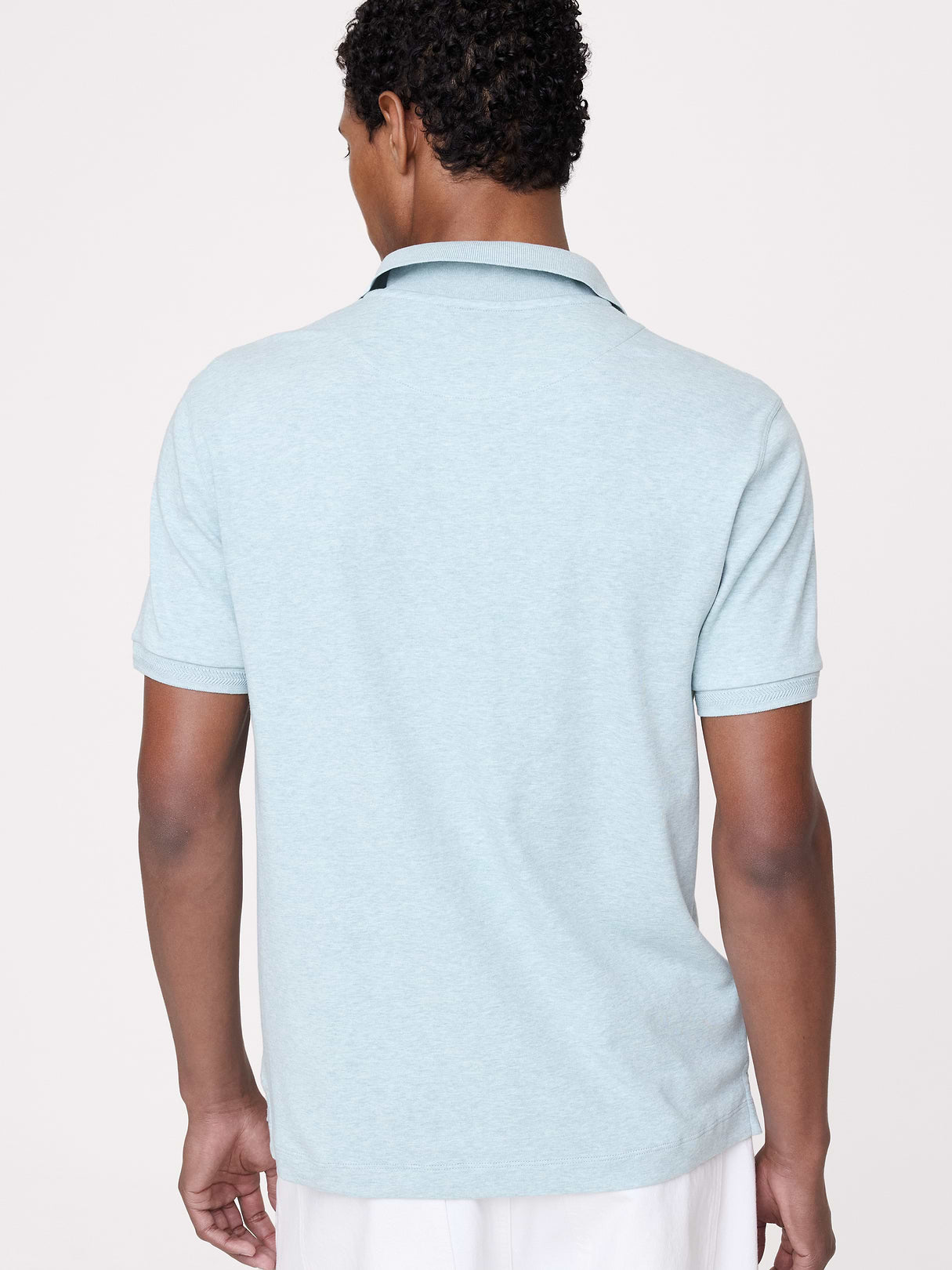 Luxury-Touch Polo - Fresh Air Blue