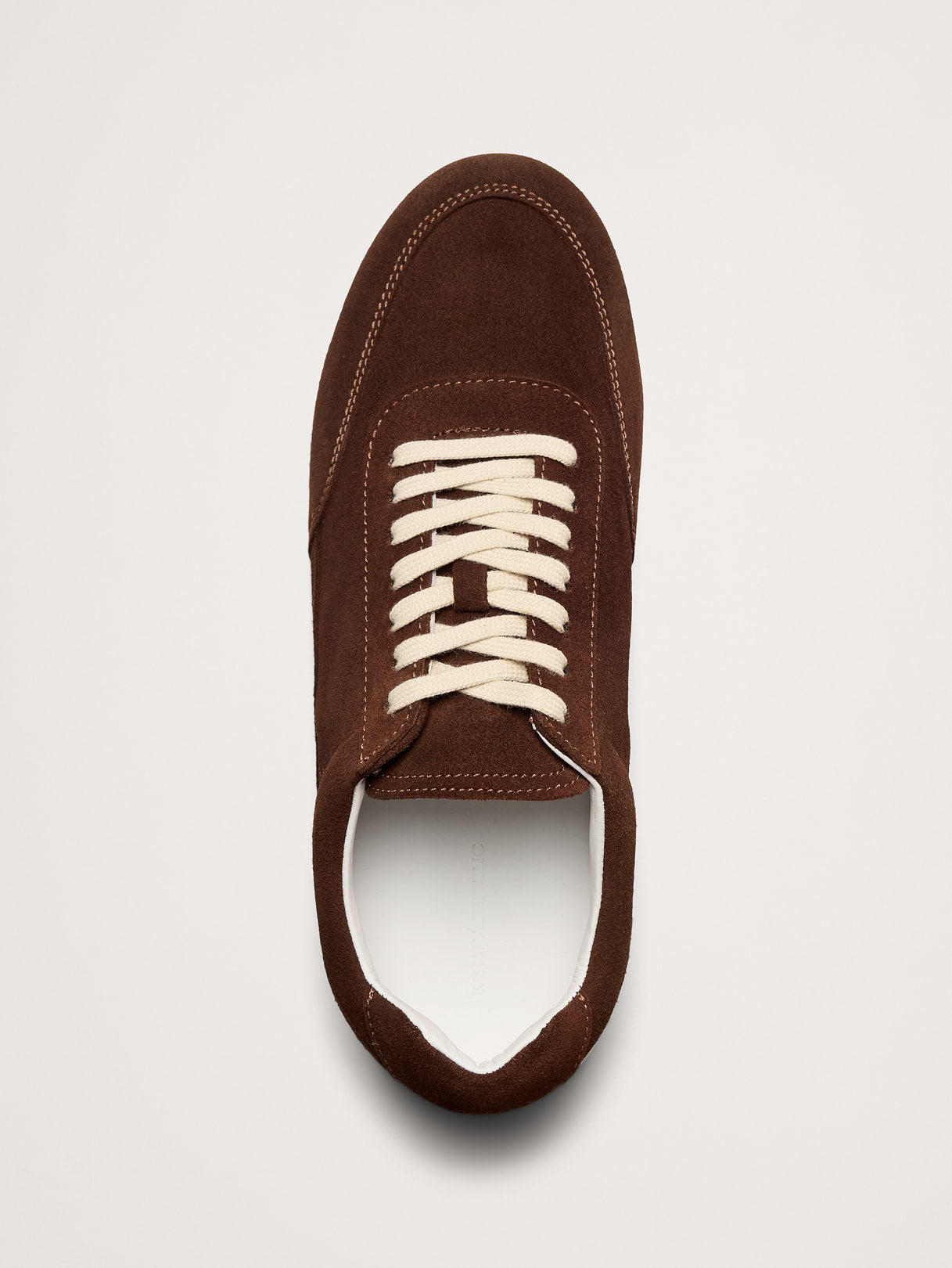 Italian Suede Low-Pro Sneaker - Chocolate Brown