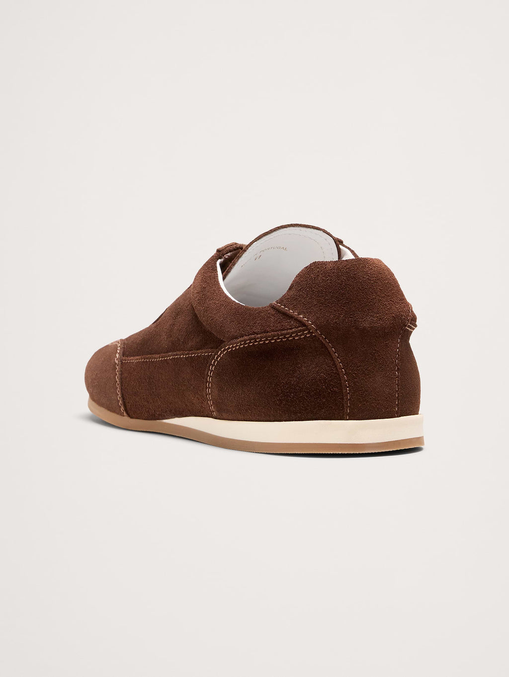 Italian Suede Low-Pro Sneaker - Chocolate Brown