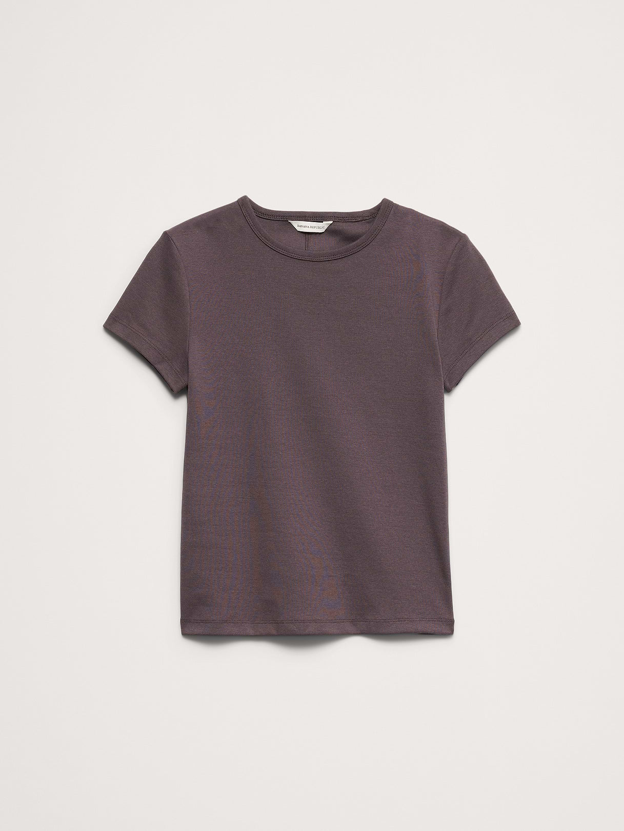 Minimalist Cotton Baby T-Shirt - Warm Charcoal Gray