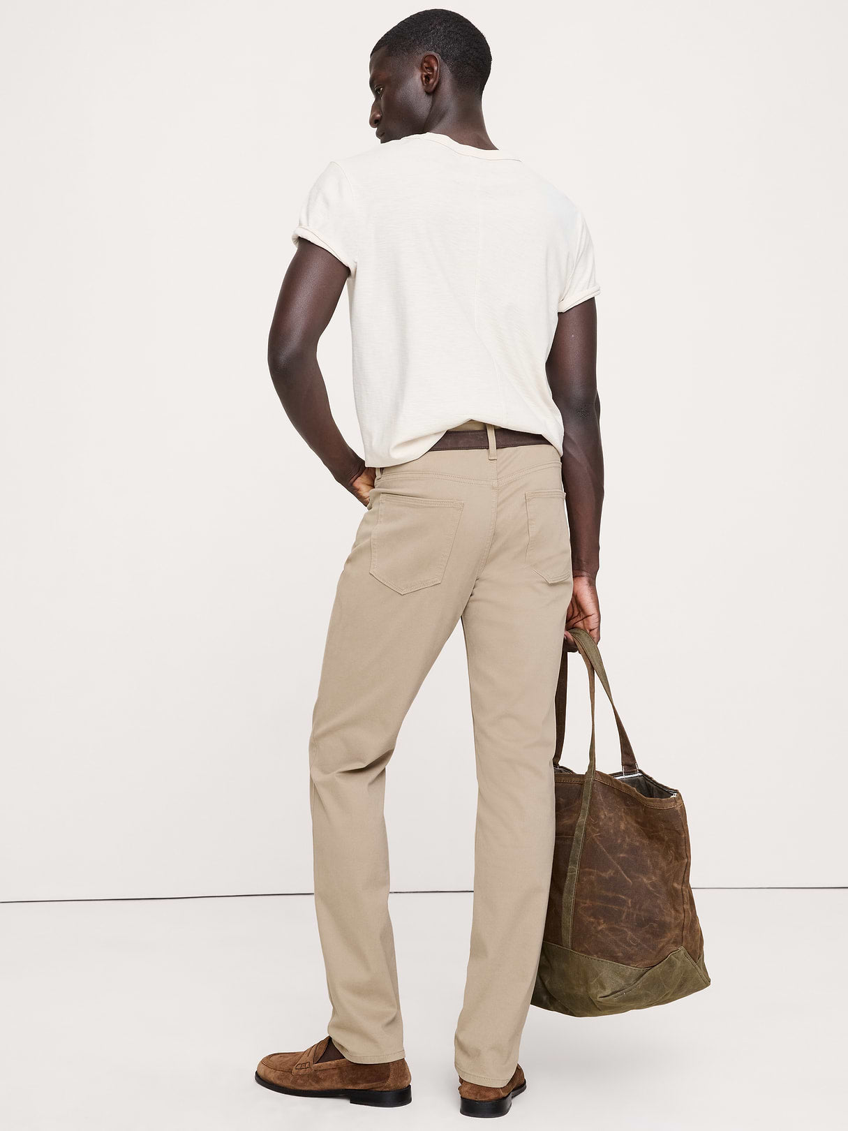 Slim Traveler Pant - Khaki Beige
