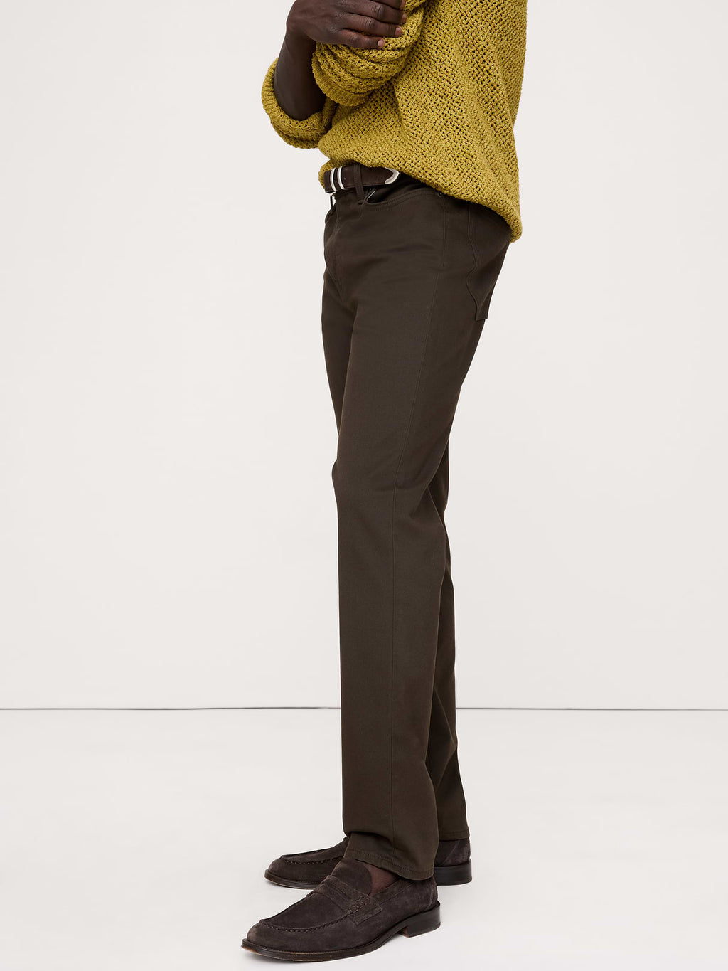Slim Traveler Pant - Brown