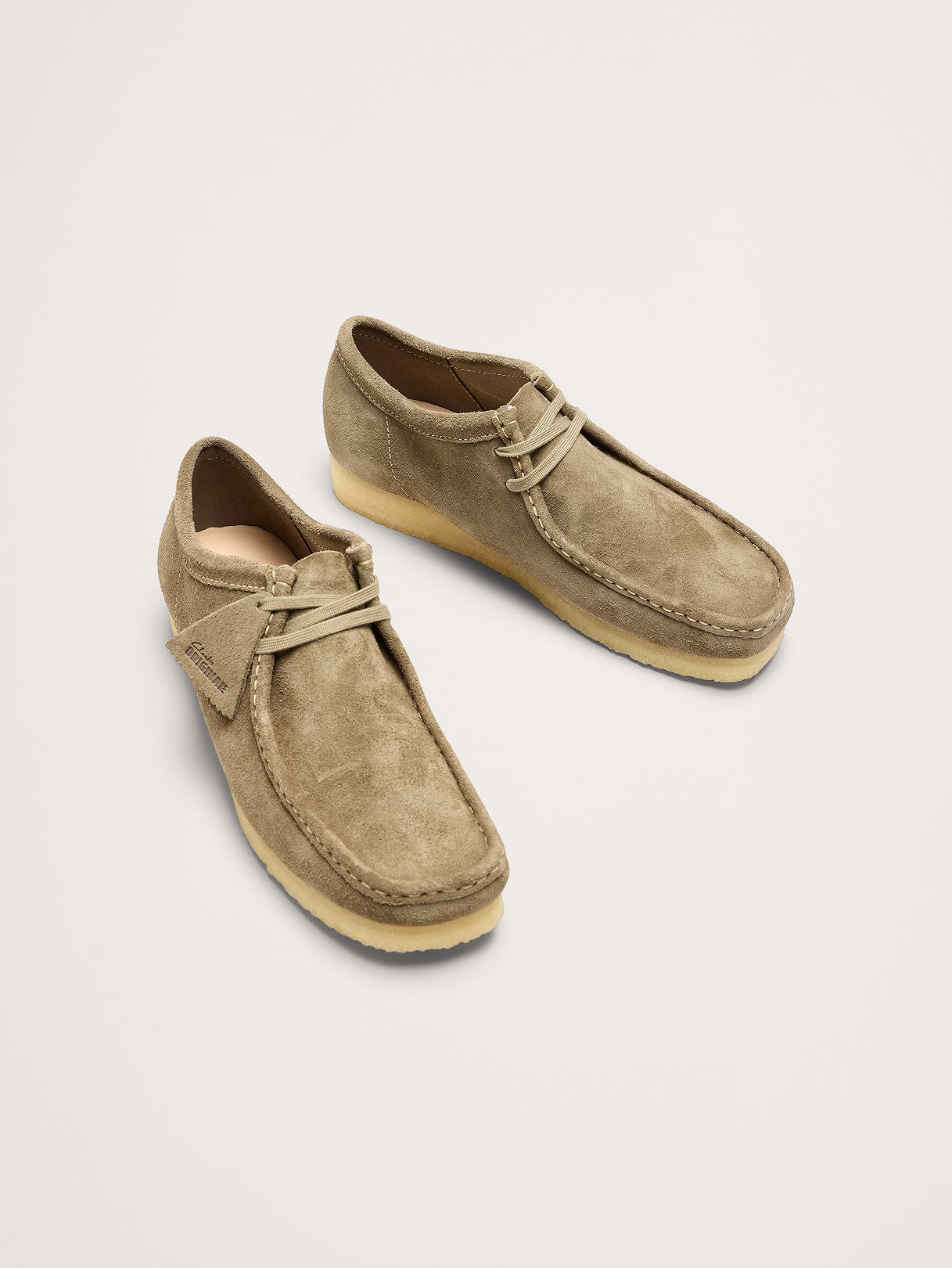 Suede Wallabee Shoe by Clark's Originals - Smoke Gray