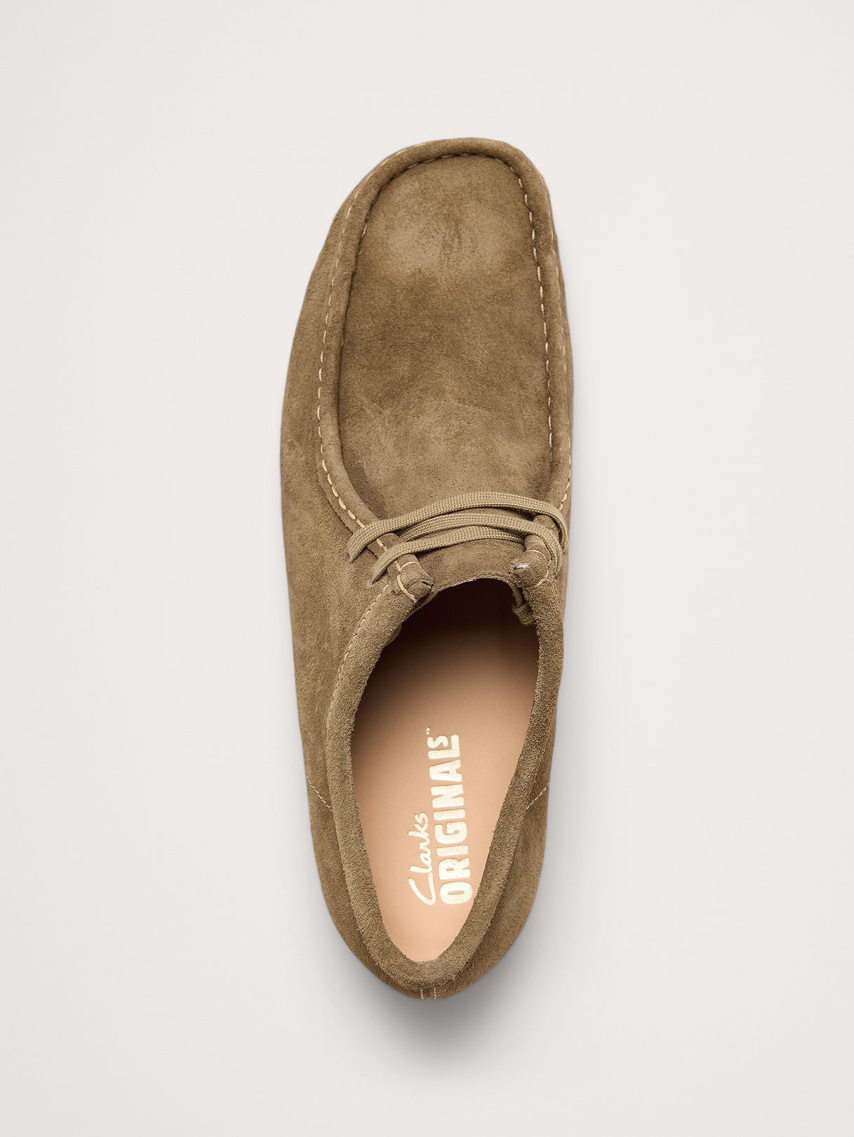 Suede Wallabee Shoe by Clark's Originals - Smoke Gray