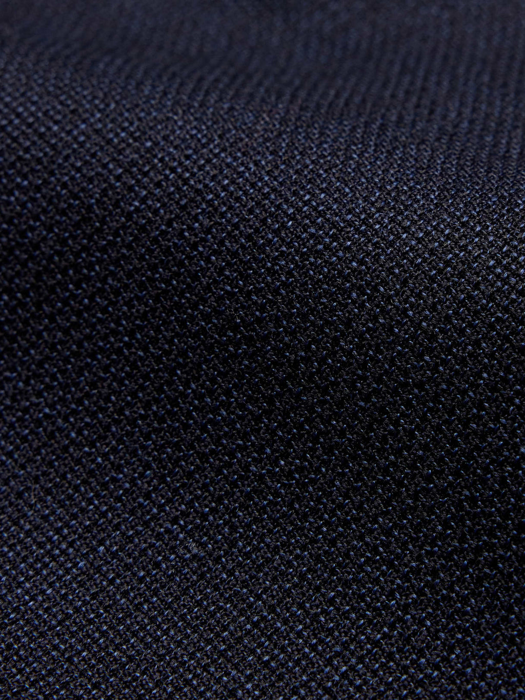 Tailored Slim-Fit Italian Wool Ventile Suit Pant - Navy Blue