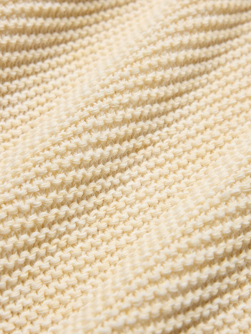 Cotton Sweater Tank - Cream