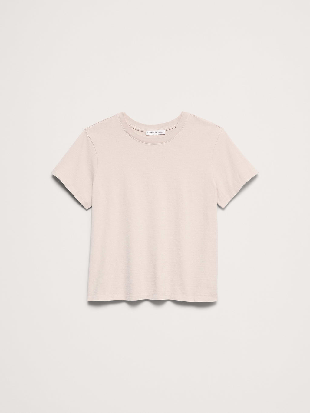 Vintage Cotton Crew-Neck T-Shirt - Twine Beige