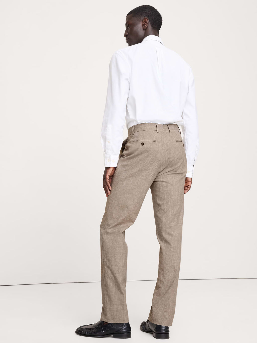 Slim Wrinkle-Resistant Dress Pant - Khaki Beige
