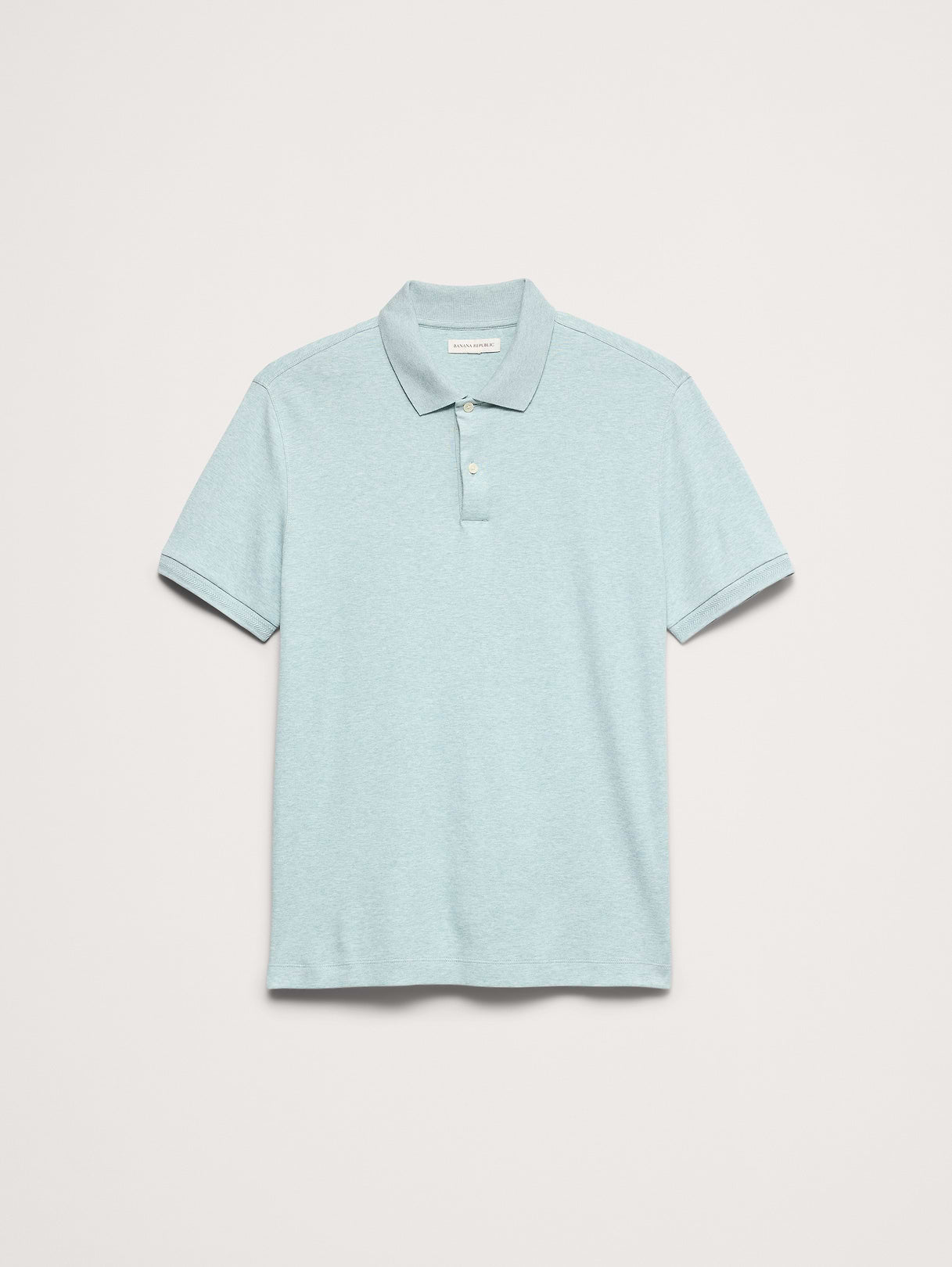 Luxury-Touch Polo - Fresh Air Blue