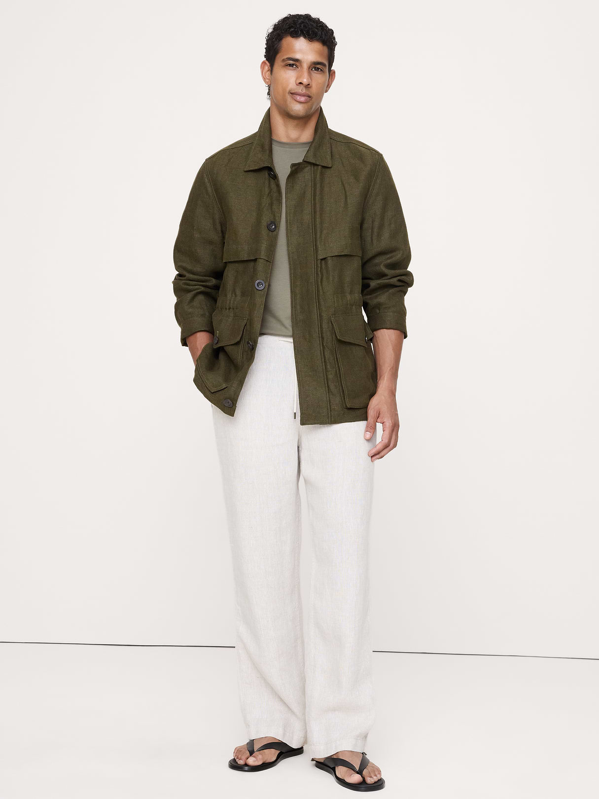 Luxury-Touch T-Shirt - Outdoor Green