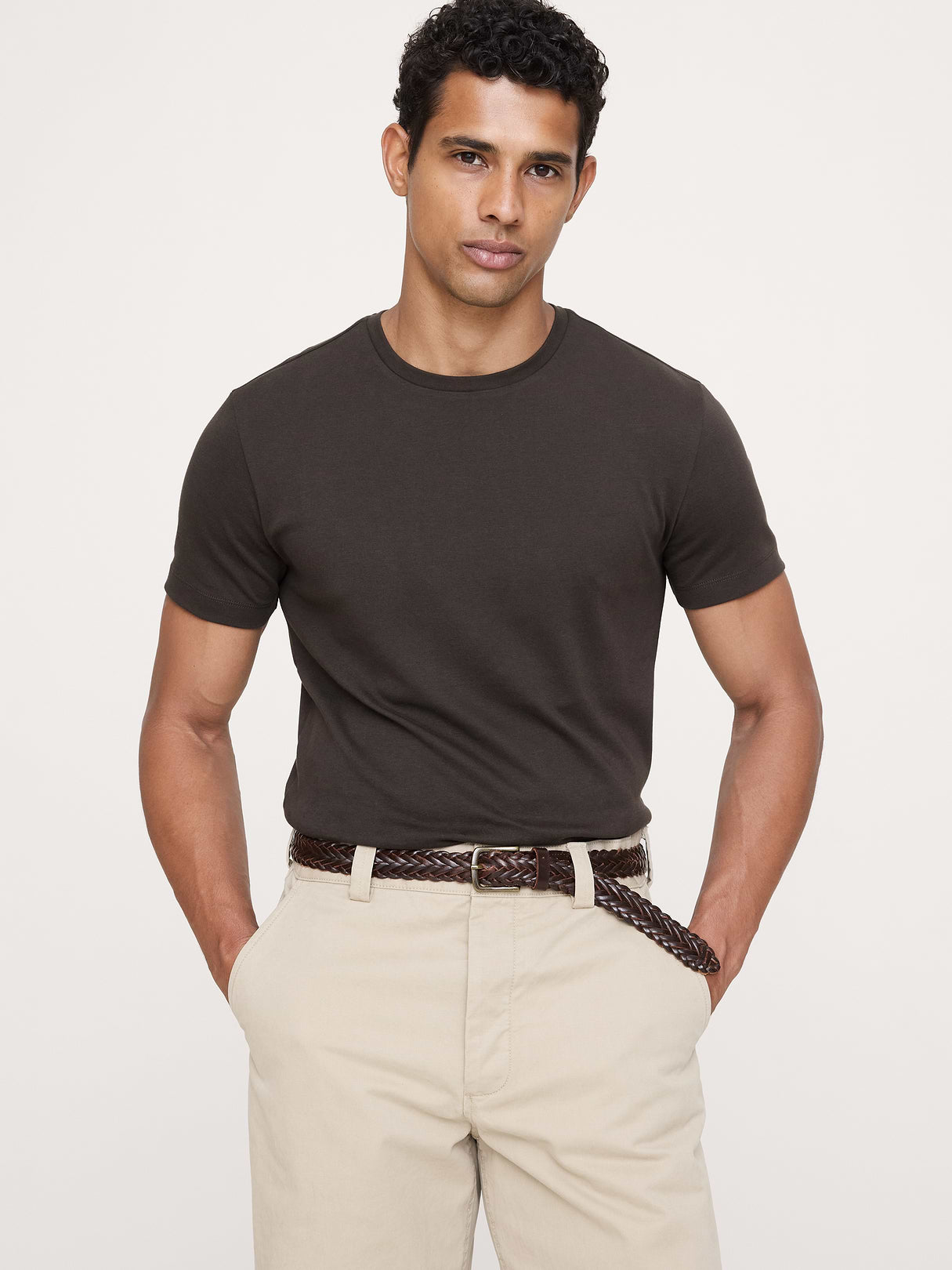 Luxury-Touch T-Shirt - Brownstone
