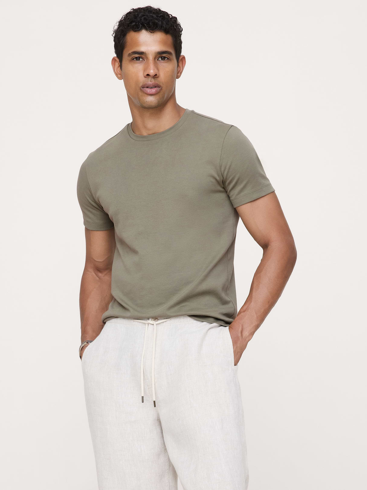 Luxury-Touch T-Shirt - Outdoor Green