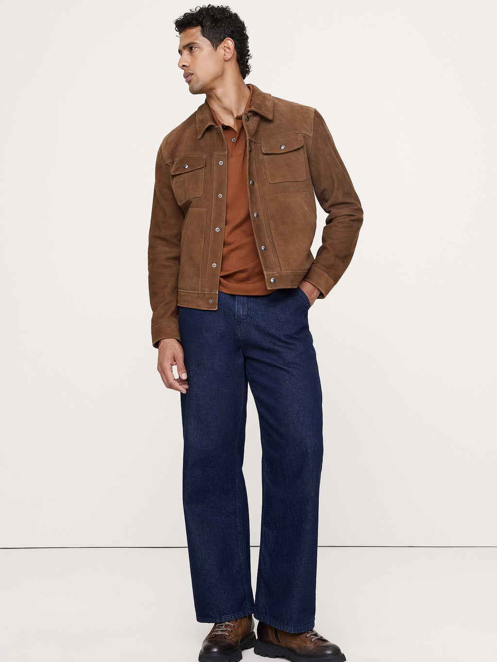 Luxury-Touch Polo - Burnt Sienna