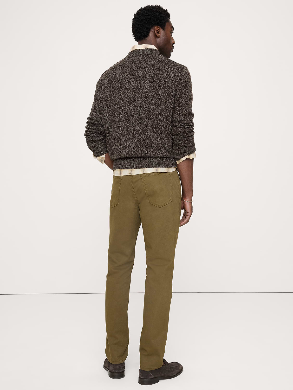 Slim Traveler Pant - Greek Olive Green