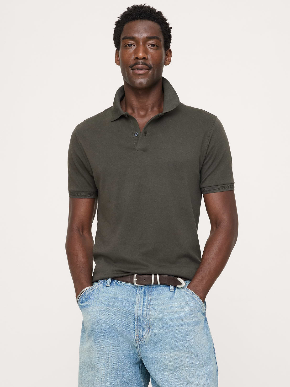 Luxury-Touch Polo - Sheltered Earth Brown