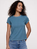 Vintage Cotton Crew-Neck T-Shirt - Oceanview Blue