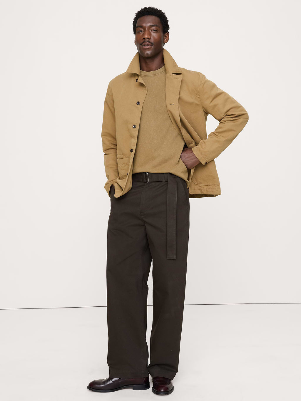 Midweight Cotton Slub Crew-Neck T-Shirt - Acorn Brown