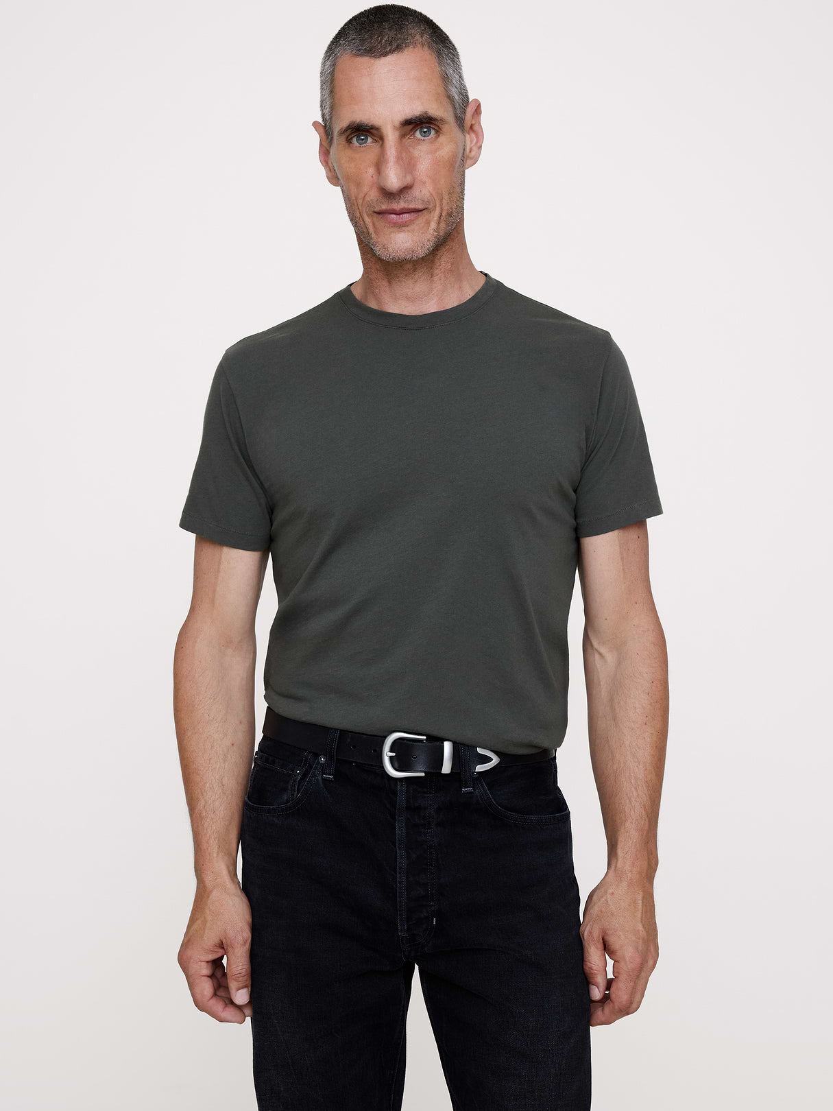 Lightweight Cotton Crew-Neck T-Shirt - Yosemite Green