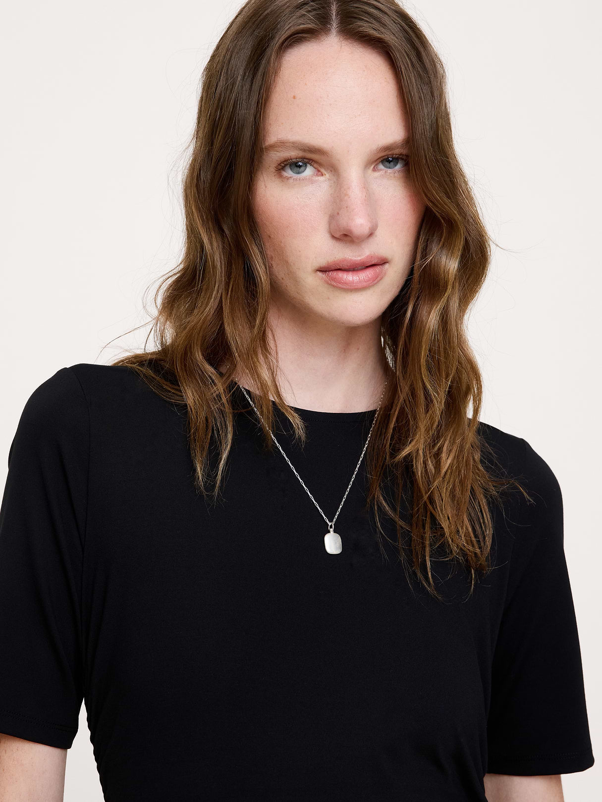 Minimalist Pendant Necklace - Silver