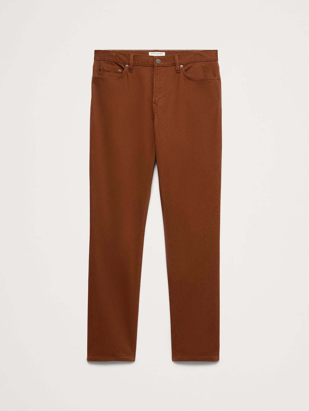 Slim Traveler Pant - Burnt Rust Brown