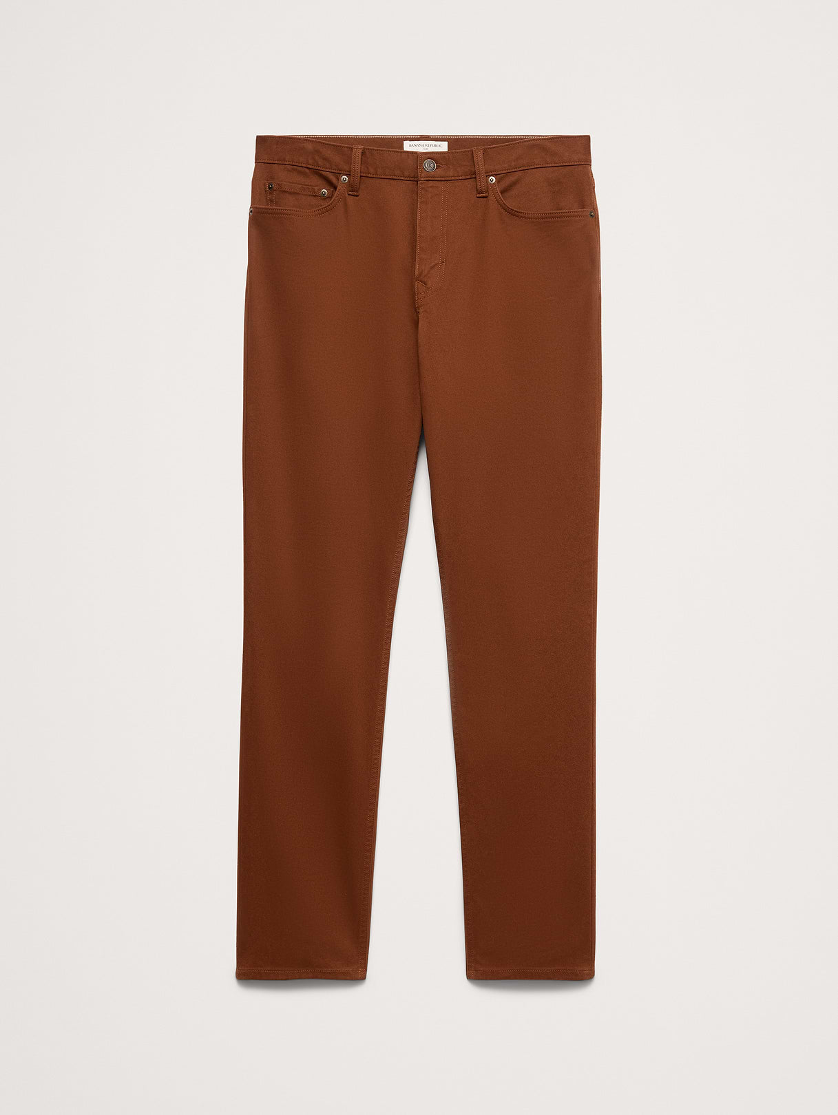 Slim Traveler Pant - Burnt Rust Brown