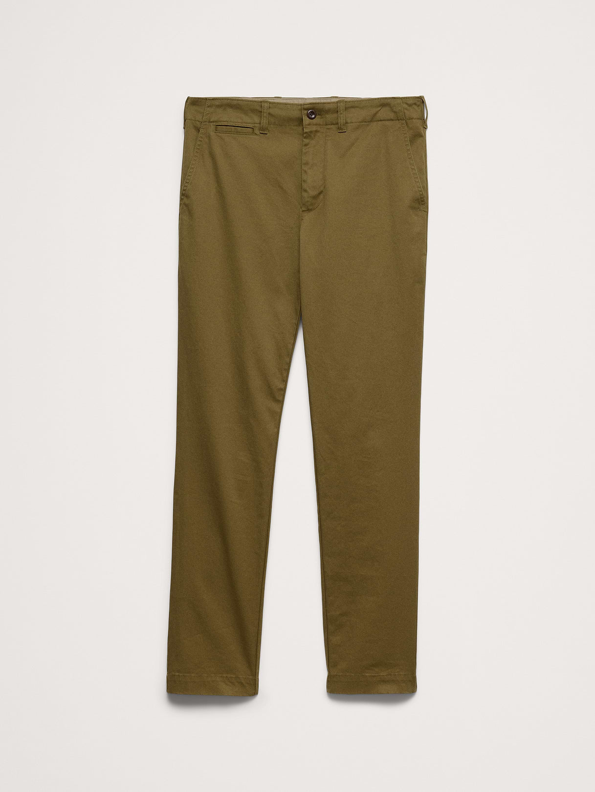 Slim Lived-In Chino - Brown Olive