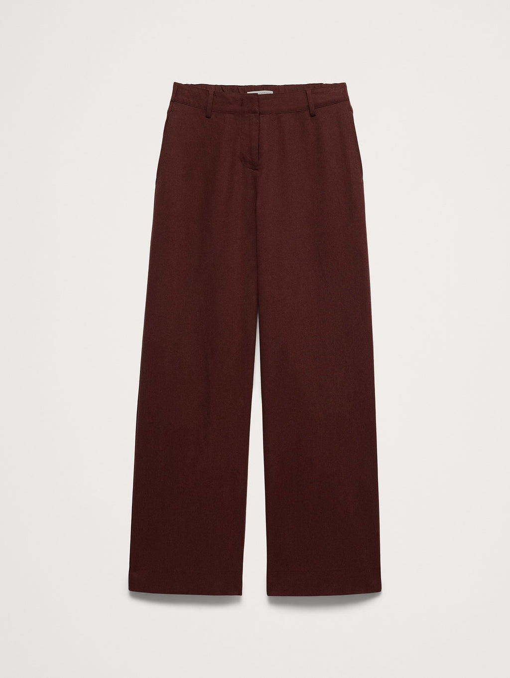 The Everyday Wide-Leg Pant in Tencel™-Cotton - Radicchio Burgundy