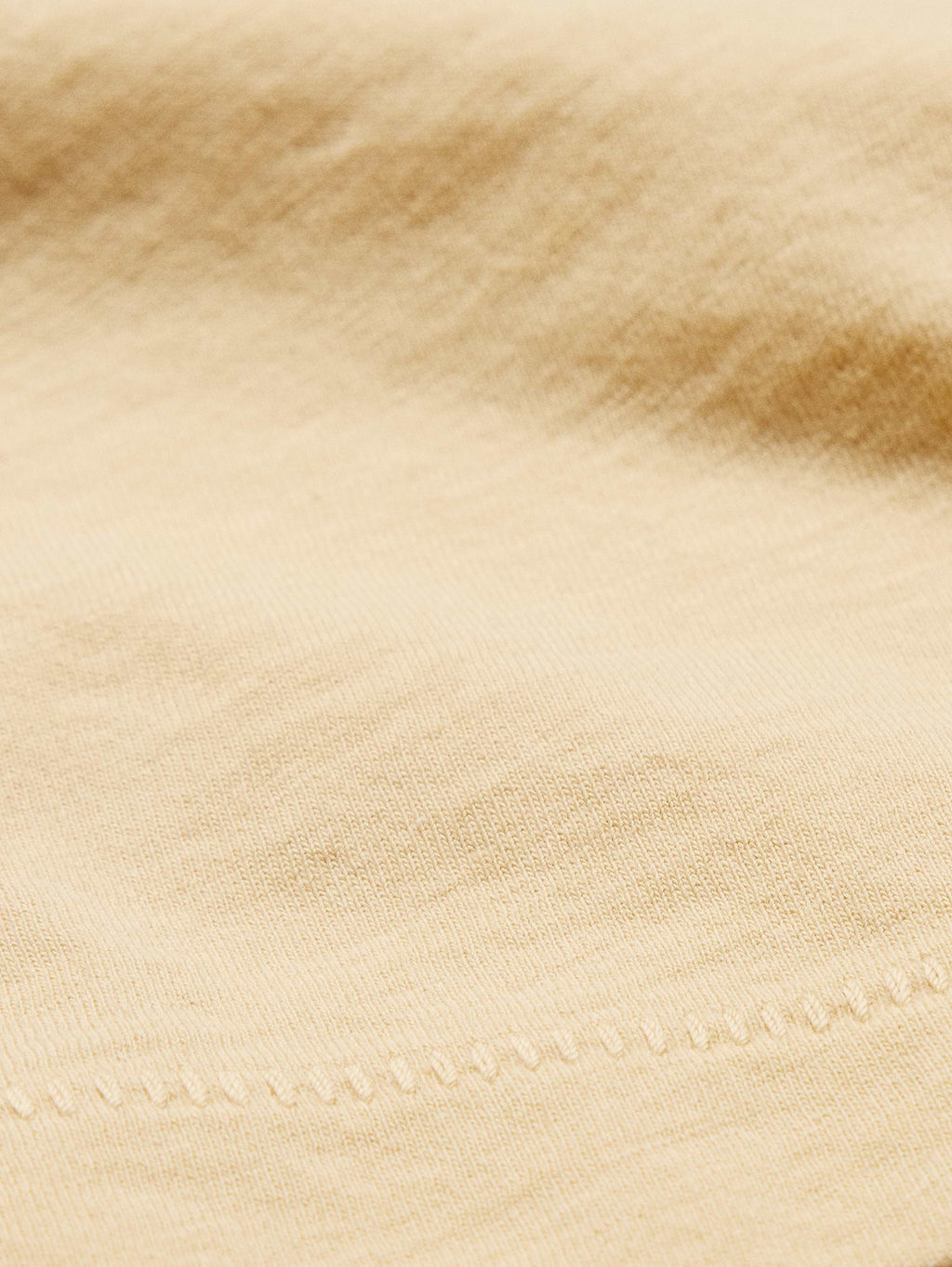 Lightweight Cotton Crew-Neck T-Shirt - Golden Khaki