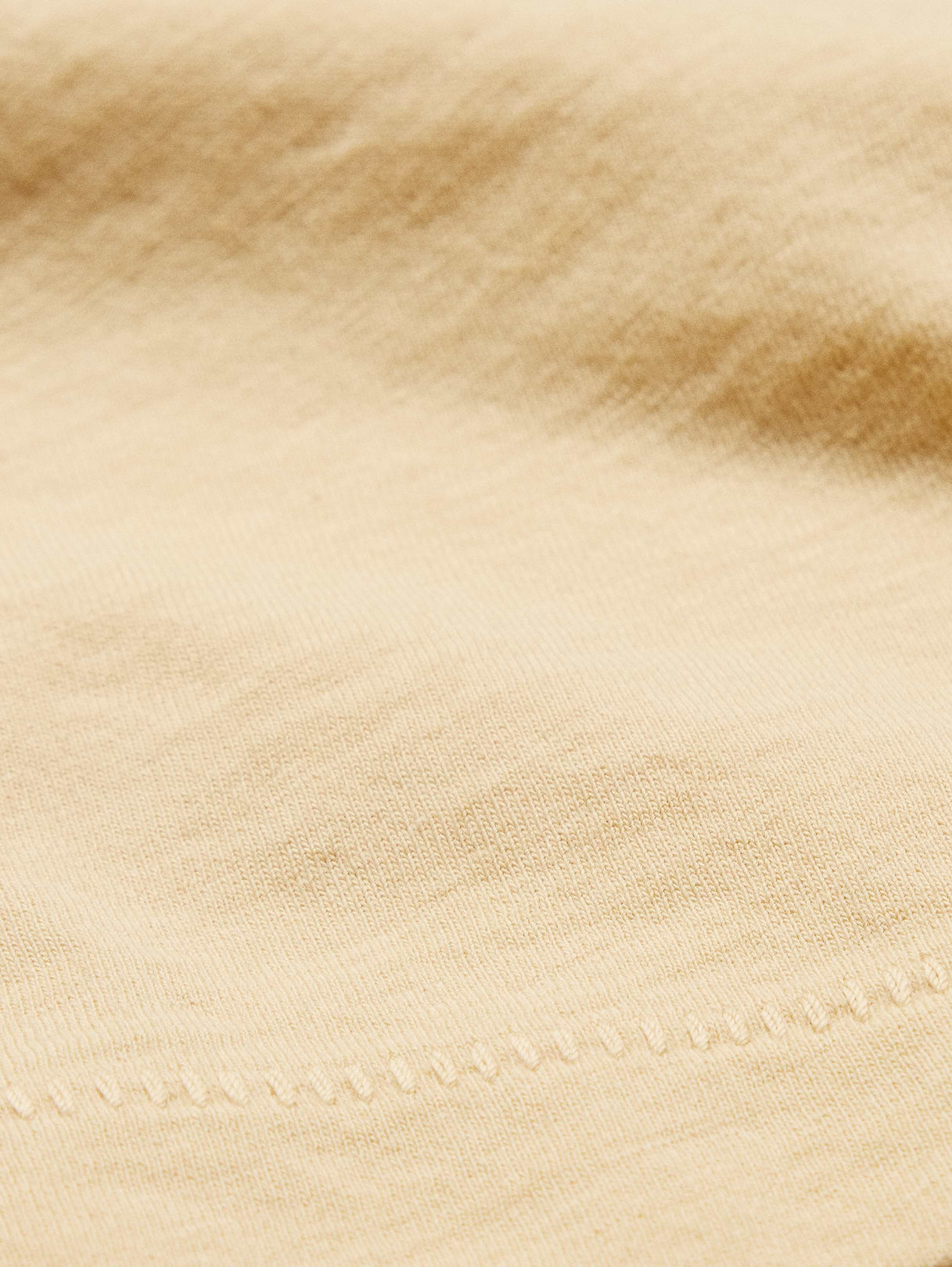 Lightweight Cotton Crew-Neck T-Shirt - Golden Khaki