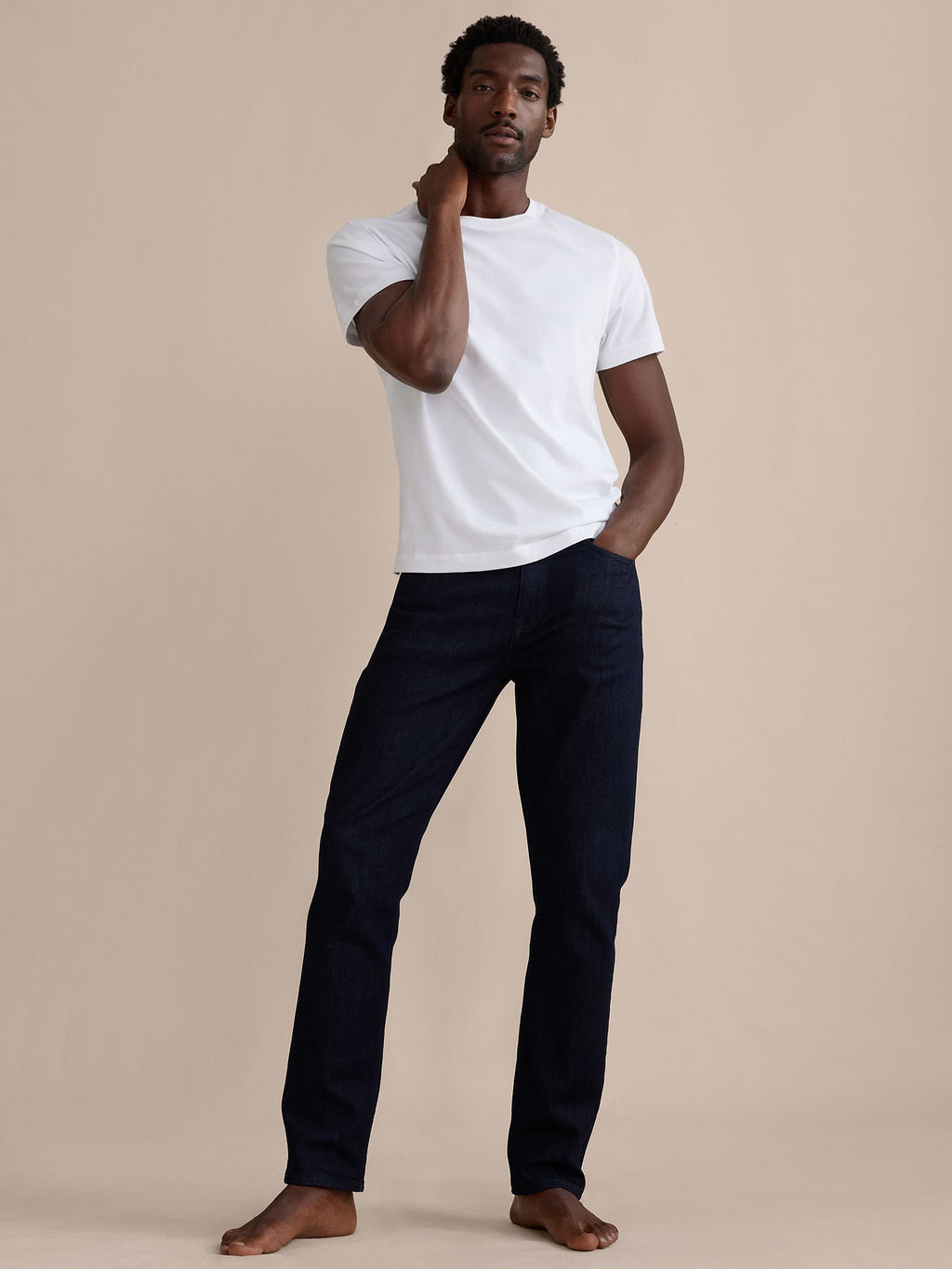 Slim Luxe Traveler Jean - Rinse Dark Wash