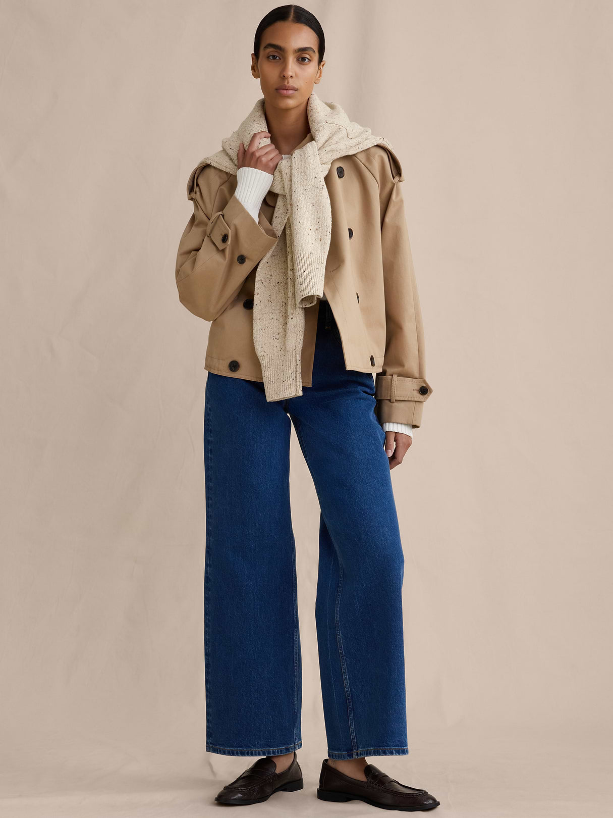 The Icon Classic Wide-Leg Jean - Vintage indigo