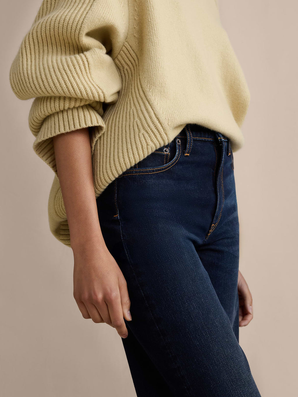 The Icon Classic Wide-Leg Jean - Dark Wash