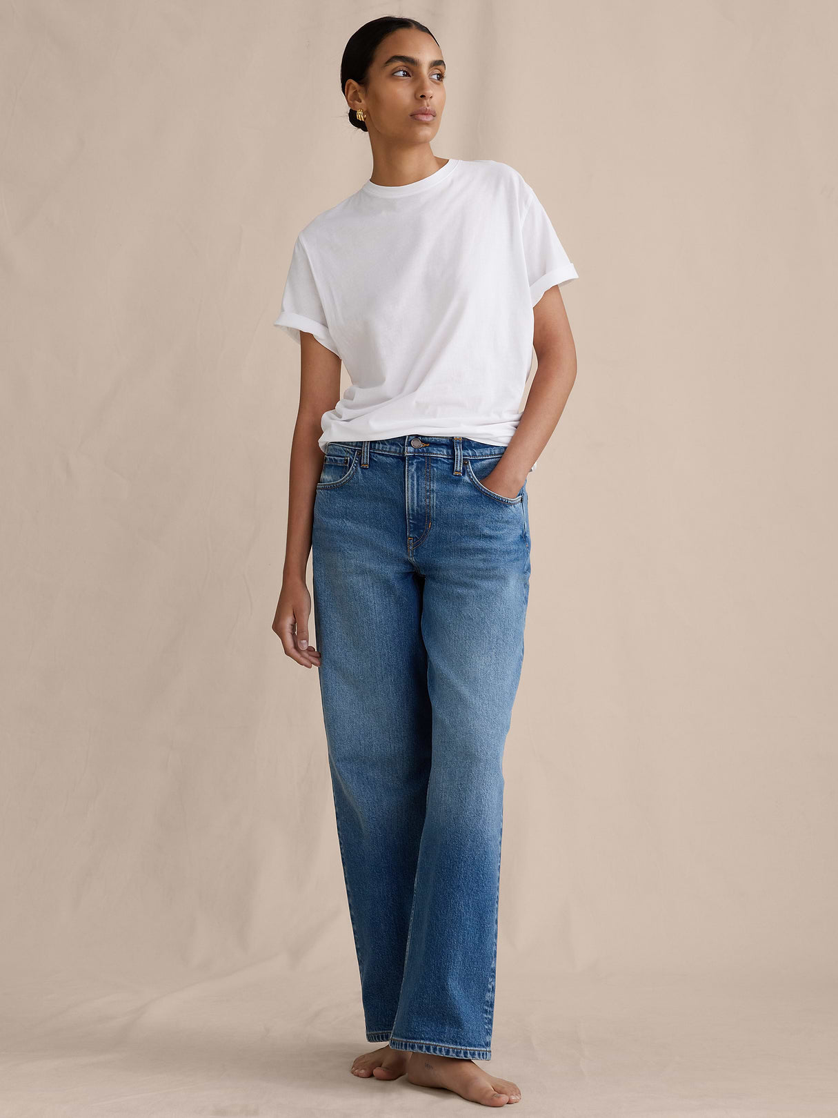 Mid-Rise 90s Classic Jean - Medium Blue Vintage