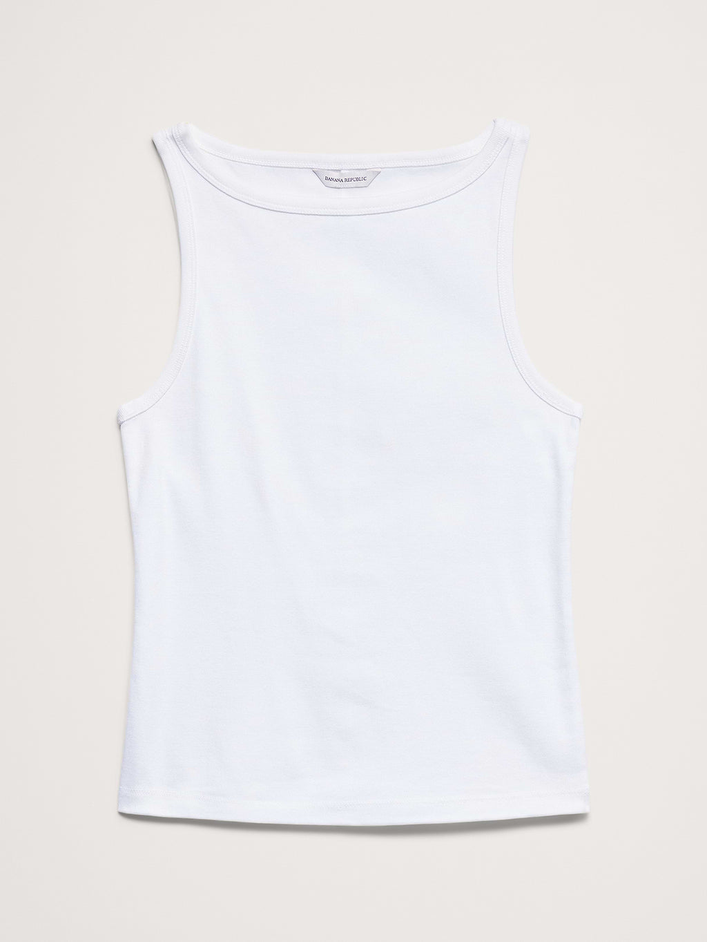 Minimalist Cotton Tank - White